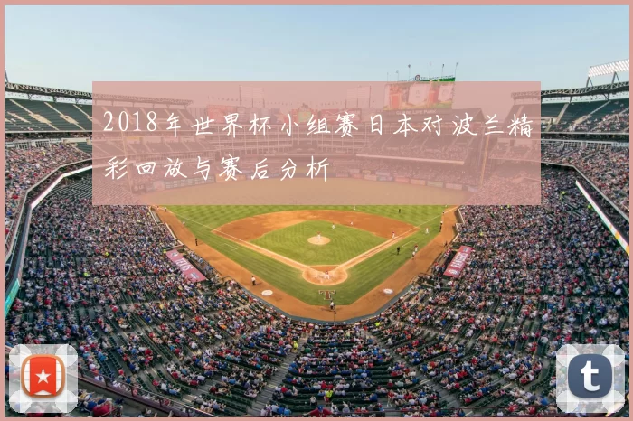 2018年世界杯小组赛日本对波兰精彩回放与赛后分析